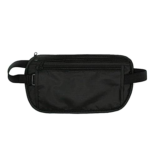 Waterproof-Money-Belt-for-Travelling-Hidden-Security-Money-Pouch-for-Cash-Cards-Keys-Passport-with-Adjustable-Elastic-Strap-Anti-Theft-Passport-Wallets-for-Men-Women