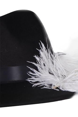 Wocloey Adult Mens Black Hat Women Mens Halloween Outfits Cap Daily Wear