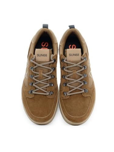Chaussures SUN68 Genius Solid marron en taille 40 pour homme élégant - 3