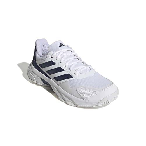 Image of adidas Mens Courtjam Control 3 Tennis Sneakers Shoes - Blue