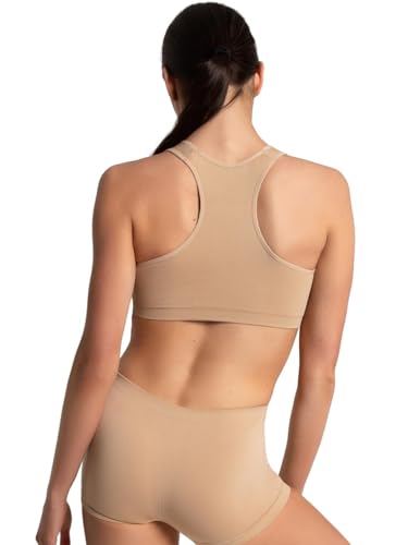 Capezio Women's Seamless Racerback Sports Bra4