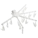 HORIALENCE Faltbares Wandaufbewahrungsregal Mit Kleiderbügelclips Für Innenräume...