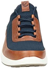 ECCO mens Soft 7 Runner Summer Sneaker, Amber/Marine, 12-12.5 US | Image 2