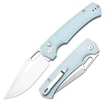 ARTISANCUTLERY REVEL Folding Pocket Knife with 3.54'' AR-RPM9 Steel Blade, EDC Knife with FRN Handle for Camping Hiking(1867P Mint Green)