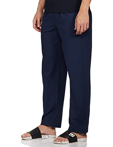 Image of Marks & Spencer Men's Cotton Solid Pajama Set