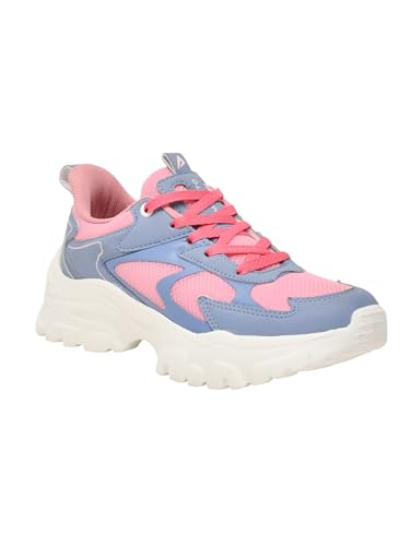 Image of Impakto ChunkFlex Aura Women Chunky Sneaker | Lightweight & Breathable Upper | Comfortable Heel Support | Anti-Skid Outsole for Firm Grip