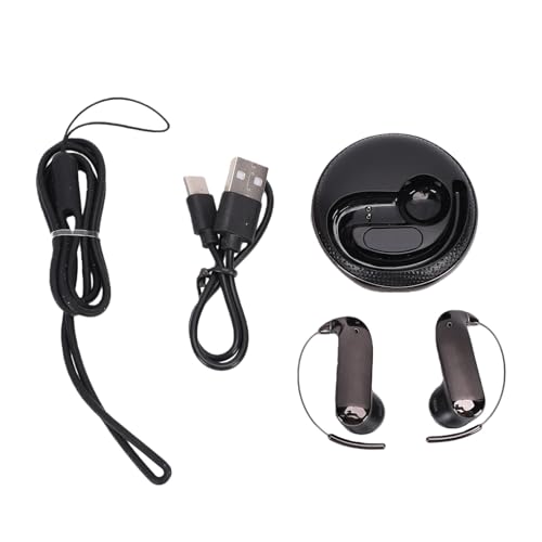 Goshyda AI Smart Wireless Bluetooth 6.0 Translator Earphones Black miniatura 6