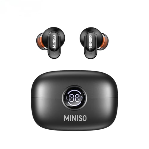 Image of MINISO MS105 AI Translation Earbuds Real Time, Translator Earbuds Support 134 Languages with APP, Bluetooth 6.0 Translator Headphones Compatible with iOS & Android, for Travel Business