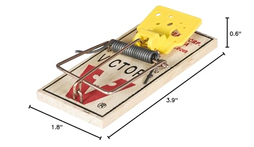 image for Victor Mouse Traps M035-12, Plastic Pedal, Sustainably Sourced FSC Woo