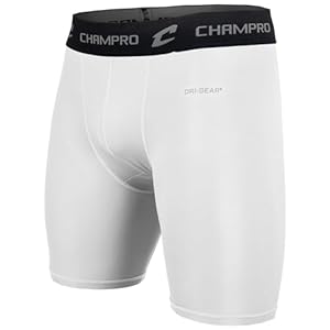 Champro CS4YWM Kompressionsshorts Weiß Medium