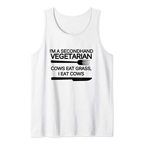 I'm A Secondhand Vegetarian Tank Top Cover