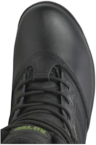 Ad Tec Black Work Boots For Men - Mens 6" Side Zipper Tactical Boots, Men's Full Grain Polishable Leather Boot, Police, Combat, Outdoors (Size 13) | Image 5
