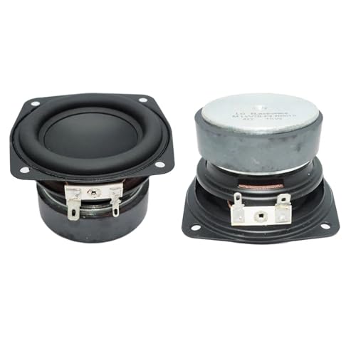 Altavoz subwoofer 4 ohm 15w de 3 pulgadas y bajos potentes para audio DIY en caja de 78mm, 2 uds 2