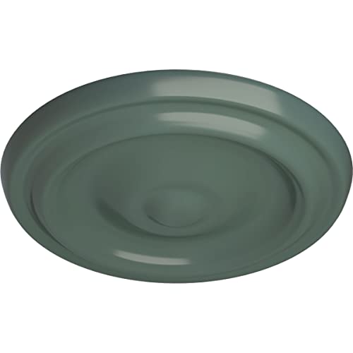 Image of 9 5 /8 inchOD x 1 1 /8 inchP Maria Ceiling Medallion (Fits Canopies up to 1 3 /4 inch), Cloud Burst