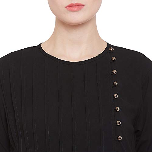 Image of Nabia Nida Matte Fabric Full Length Abaya Dress for Women