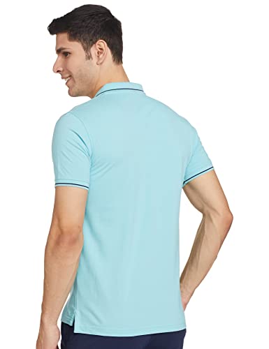 Image of Max Men's Polycotton Half Sleeves Regular Fit Solid Polo T-Shirt