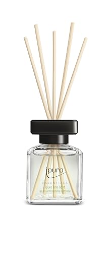 ipuro - Essentials Raumduft LIME LIGHT 50ml | Raumerfrischer mit Zitronengras, Bergamotte, Orange, Geranie, Maiglöckchen & Vanilleblumen Duft Aroma | Diffuser mit Stäbchen | Lufterfrischer für Wohnung