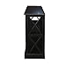 Casual Home Jackson Bookcase Drawer, Concealment Furniture, Black