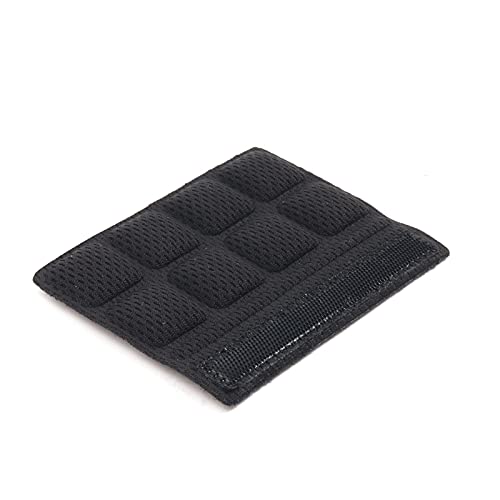 PAXLAMB Helmet Chin Padding Kit 4PCS Bicycle Replacement Universal Foam Pads Chin Set Helmet Cushions for Bike Cycling Motorcycle Helmet (Black 4pcs J) - Image 3