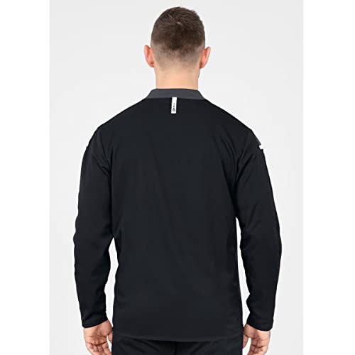 JAKO Herren Präsentationsjacke Champ 2.0, Schwarz/Anthrazit, M – Ansicht 4