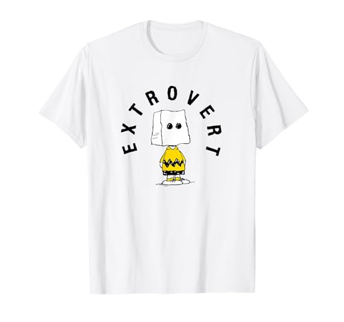 Cacahuetes - Charlie Brown Extrovertido Camiseta