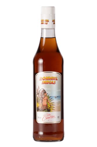 Ron Miel Indias Honey Rum Liqueur Canary Islands 0.7 Litre