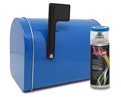 Miniatura 3 de Ambro-Sol - Pintura Acrílica En Spray, Color Azul Cielo, Ral 5015, Resultado Profesional En Múltiples Superficies, Exteriores E Interiores, 400 Ml