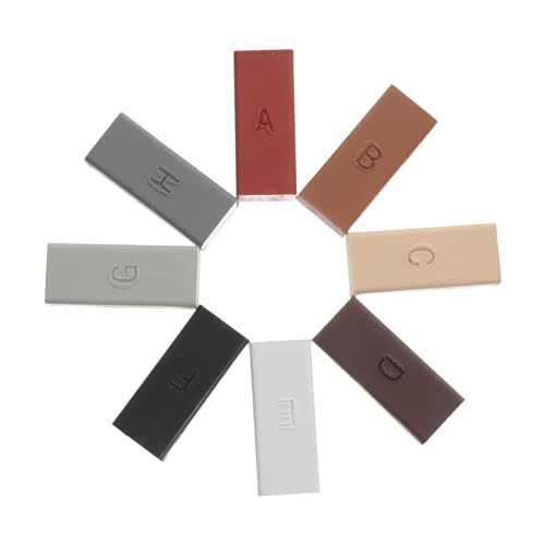 VALICLUD Kit para Reparar Baldosas Mármol y Superficies Laminadas Masilla de 8 Colores Relleno Grietas Restauración de Encimeras y Puertas Uso Cocina Baño y Muebles