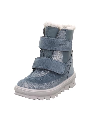Girl's Modern Snow Boot, Blau 8000, 10 UK Child Wide