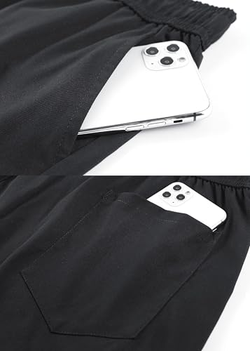 VtuAOL Women's Cargo Shorts Casual Elastic Waist Comfy Relaxed Fit Shorts 6