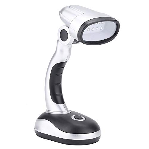 HERCHR Lámpara De Escritorio Para Oficina En Casa, Lámpara De Lectura LED, Luz De Escritorio Que Cuida Los Ojos Con Bombilla LED Para Lectura, Banco De Trabajo De Estudio