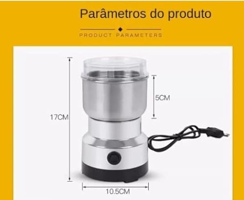 Moedor triturador de Grãos Café Elétrico 200w Temperos Amendoim 110v Pó