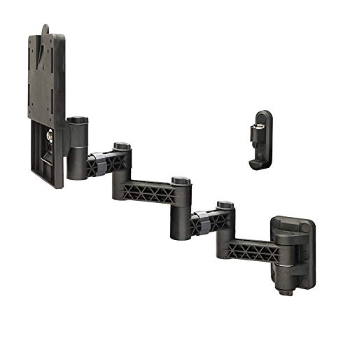 Vision Plus Soporte de pared para TV de liberación rápida de brazo cuádruple para caravanas y autocaravanas