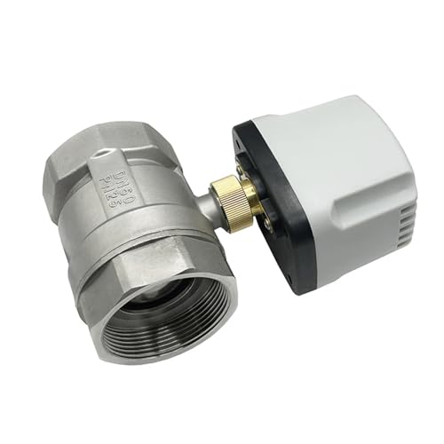 Vanne électrique en acier inoxydable de 2 pouces 24VDC durabilité maximale