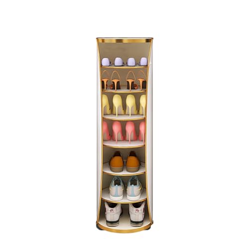 Organisateur de chaussures rotatif à 360° vertical et compact