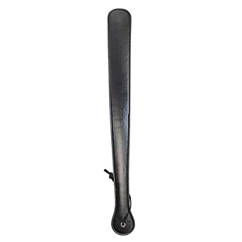 Spanking Paddel sex Leder SM Fetisch Bondage Fesseln Rollenspiele Spanking Paddle Lange Erotische Peitsche Kostüm Sexspielzeug für Paare Erwachsene (Schwarz)