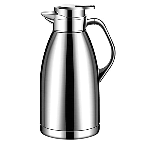 TSMORY Botella térmica de acero inoxidable de 2,3 L para café, cocina, agua y bebida