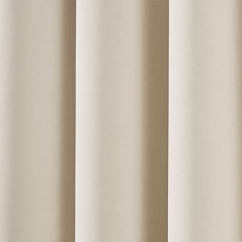 MRTREES Pencil Pleat Blackout Curtains for Bedroom Living Room Single Thermal Door Curtain Soft Fabric - Image 3