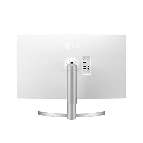 Image of LG 32UN550-W Monitor 32 inch Ultrafine (3840 x 2160) Display, DCI-P3 90% Color Gamut, HDR 10, AMD FreeSync, Borderless Design, Tilt /Height Adjustable Stand - Silver
