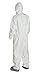 DuPont - TY122SWHXL0025VP Individually Packed Disposable Protective Coverall with Elastic Cuffs, Attached Hood and Boots for PPE Vending Machines, White, X-Large
