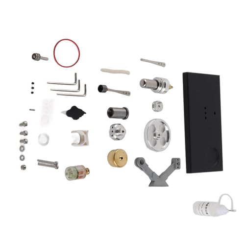 Badafaci Hot Air Stirling Engine Assembly Kit, LED Light, Educational Science Tool for Students and Teachers