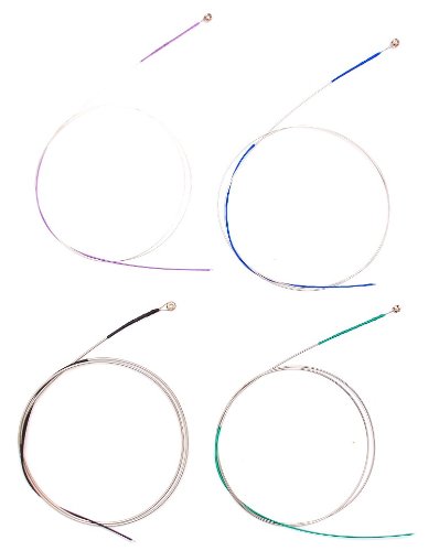 Violins4you - Arco para violín Cuerdas dos 2 juegos de One octavo talla 1/8 E, A, D, G, de alta calidad Cover