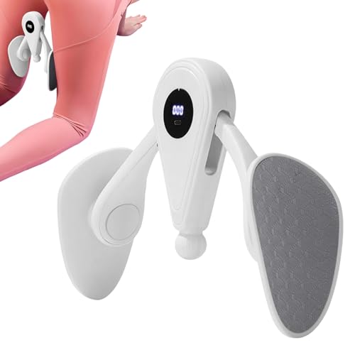 Thigh and Pelvic Trainer | Portable Sculpture Toner, Perineum Exercise Device with Counter for Men Women Teens Hips Legs Home Yoga