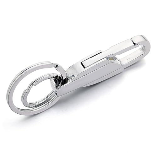 Porte-clés de voiture en métal élégant et durable pour hommes et femmes - 2