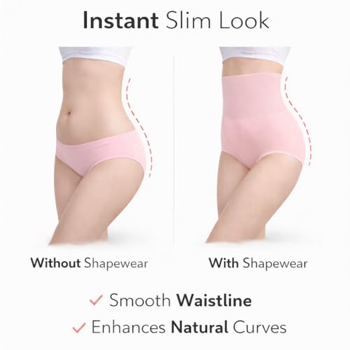 Image of Royal Luxury High Waist Shapewear for Women Tummy Control Panty for Women | Seamless Cotton Hipster Panty | Slimming Tummy Tucker | Body Shaper for Belly Fat