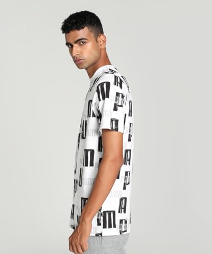 Image of Puma Men's Polyester Regular Fit T-Shirt