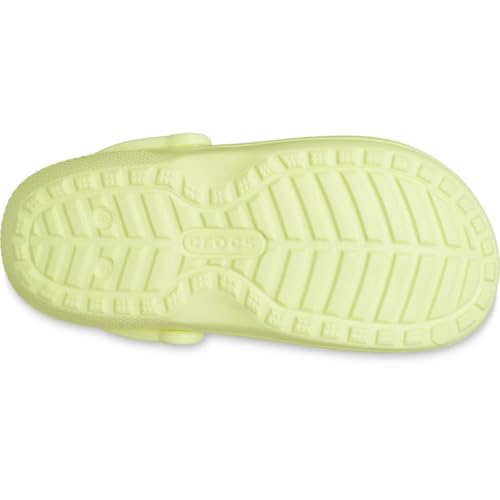 Image of Crocs Unisex Men's and Women's Classic Lined Clog | Fuzzy Slippers, Sulphur, 2 Men /4 Women