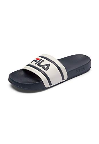 Fila Morro Bay Slipper, Infradito Uomo, Bianco White Fila Navy, 41 EU