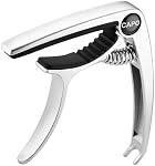Guitar Capo, Capo, Capo for acoustic guitar, acoustic guitar capo, Capo for electric guitar, acoustic guitar capo 6 string, Guitar Capo for acoustic, Kapo, Guitar capos(Silver)