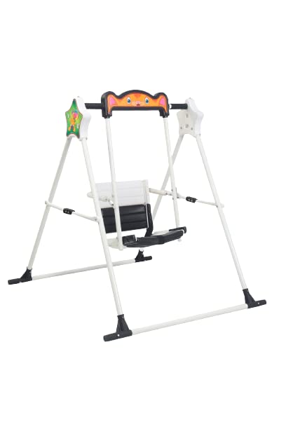 Image of BABYBLESSING Toys Swing (Black & White) Alloy Steel, 103.5D x 10W x 40H Cm